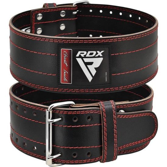 Ceinture De Musculation En Cuir 115cm - Ceinture Haltérophilie Double Prong