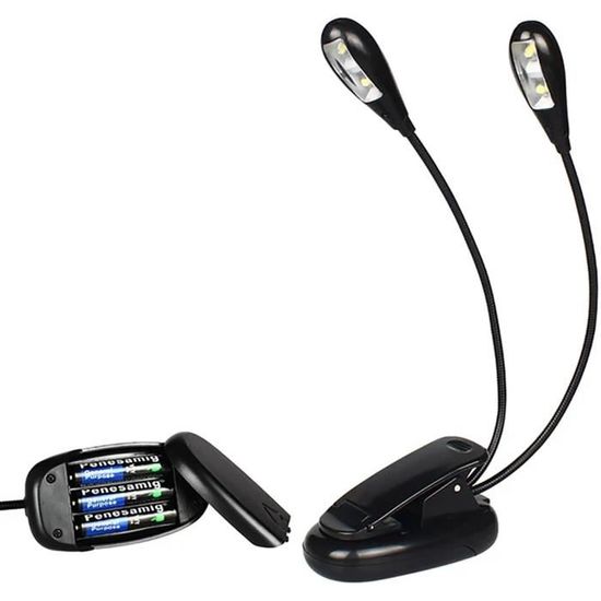 SOLUSTRE Mini Lampe à Clipser Portable LED Mini Livre Lumière Lampe de Lecture Réglable pour La Maison Chambre Bureau Dortoir Tête de Lit SOLUSTRE Mini Lampe à Clipser Portable LED Mini Livre Lumière Lampe de Lecture Réglable pour La Maison Chambre Bureau Dortoir Tête de Lit