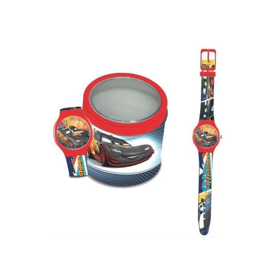 WALT DISNEY KID WATCH Mod. CARS Tin box U Unique Achat vente montre Mixte Adulte Cdiscount