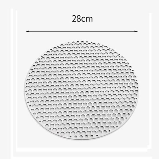 Grille De Refroidissement Ronde Acier Inoxydable 201 - 26 Cm - Pour Pâtisserie, Barbecue, Four - 8