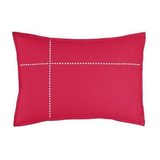 BLANC CERISE 600333 Taie doreiller Songe dune Nuit d/Ét/é 65 x 65 cm