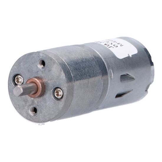 Moteur à Engrenages DC 24V Lente 6-8 Tr/min - Micro Moteur Électrique Haute Couple Pour Bricolage