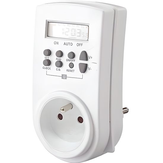 3 X Timers LCD électronique Numérique Prise Secteur Plug quotidienne hebdomadaire Programme 13 A