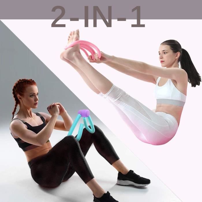 Lot de 2 entraîneurs de cuisses, de jambes, de cuisses, de cuisses, d'appartement multifonction, pour les bras, les cuisses, les jam