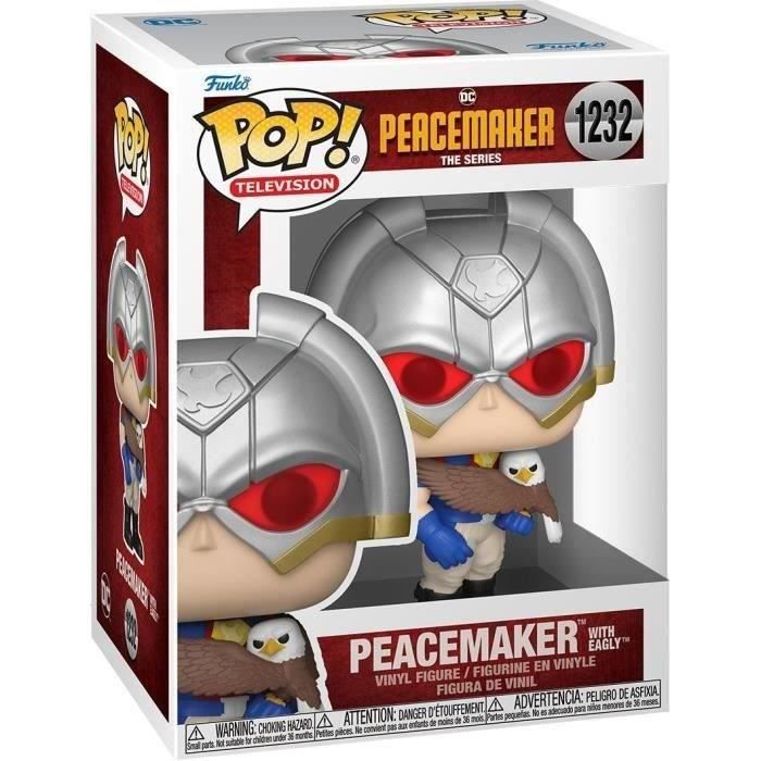 Funko Pop! TV Peacemaker Avec Bouclier - Figurine Vinyle 9,5 Cm - Idée Cadeau Fans DC - Produit Officiel