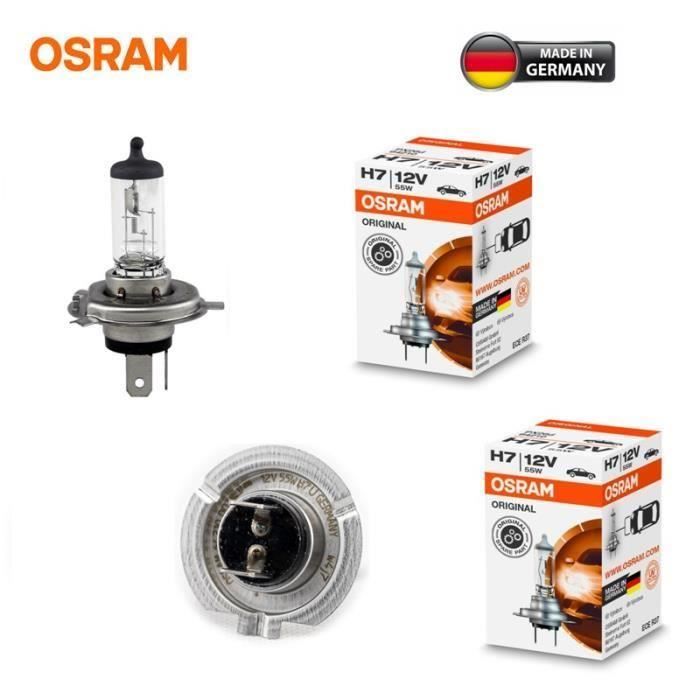 AIHONTAI® 2 AMPOULES H7 55W OSRAM ORIGINAL LINE PX26d 64210 12V CHAS R37 UV FILTER MADE IN GERMANY ID580