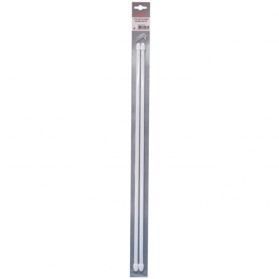 Tringle extensible plate - blanc - 60 à 100 cm