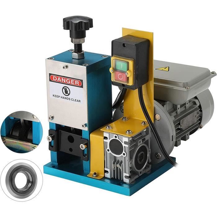 180W Machine à Dénuder Fils Électrique de Φ1,5mm à Φ25mm Dénudeur de Fils Électriques pour Câbles de Cuivre Récupération Cuivre