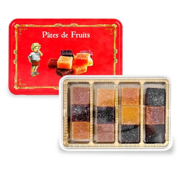 Pâtes de fruits - Boite métallique 250g
