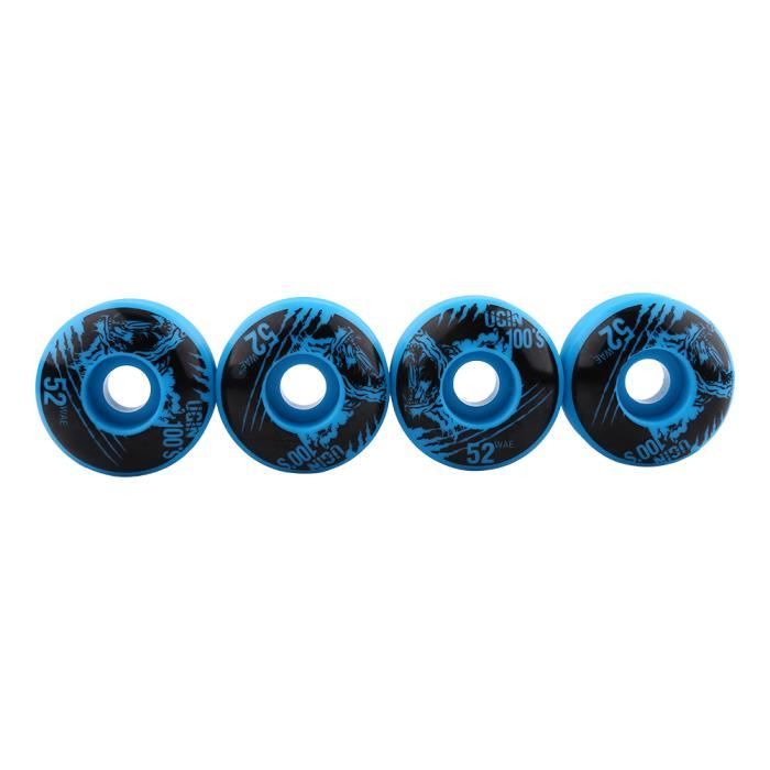 Eiffel Roues de Skateboard Longboard en PU - Bleu