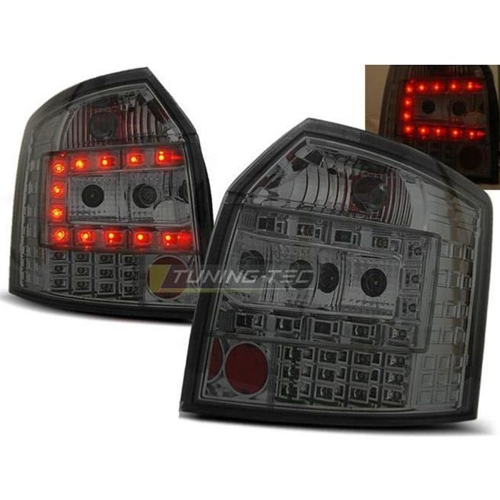 Paire de feux arrière Audi A4 B6 break 00-04 LED fume-27289308