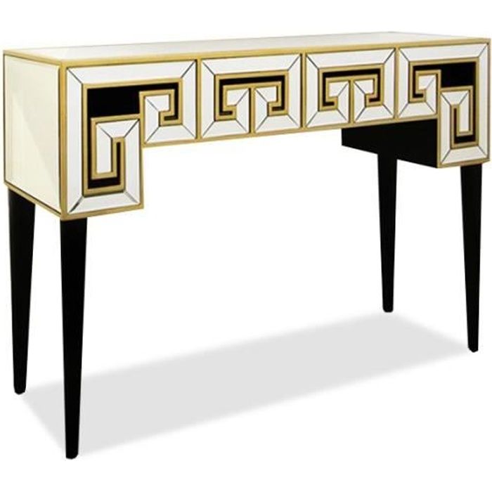 Console en verre et bois VENITIENNE