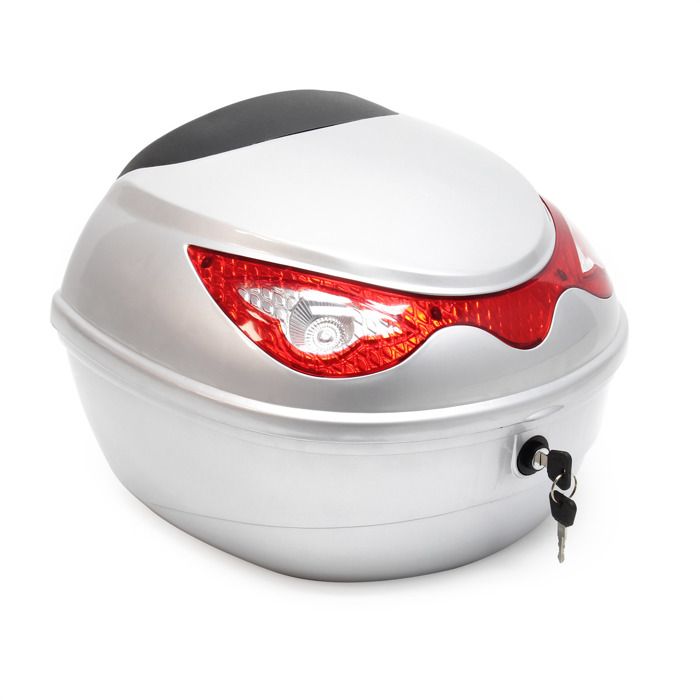 Top Case 22L valise moto argentée valise casque en argent - 62048