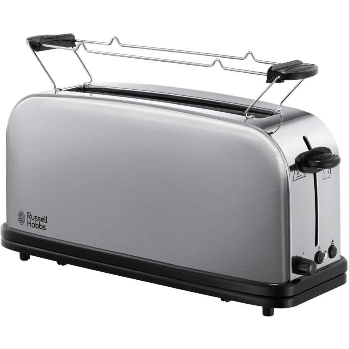 TOASTER Russell Hobbs Toaster GrillePain Fente Large Speacutecial Baguette 6 Niveaux de Brunissage Fonction Deacutecongegravelat2