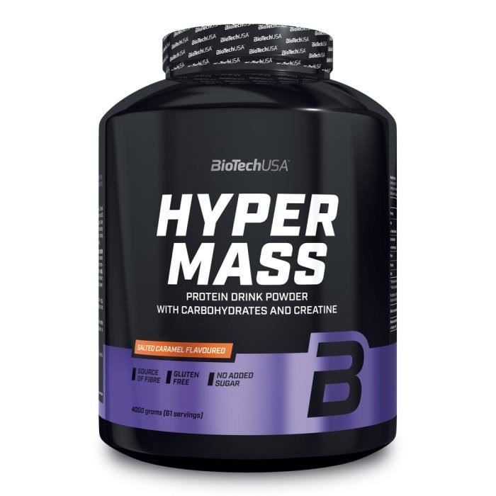 Gainers intermédiaires Hyper Mass - Salted Caramel 4000g