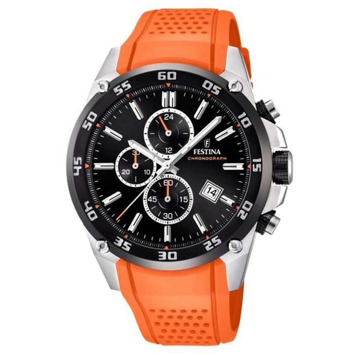 Montre FESTINA en Résine Orange