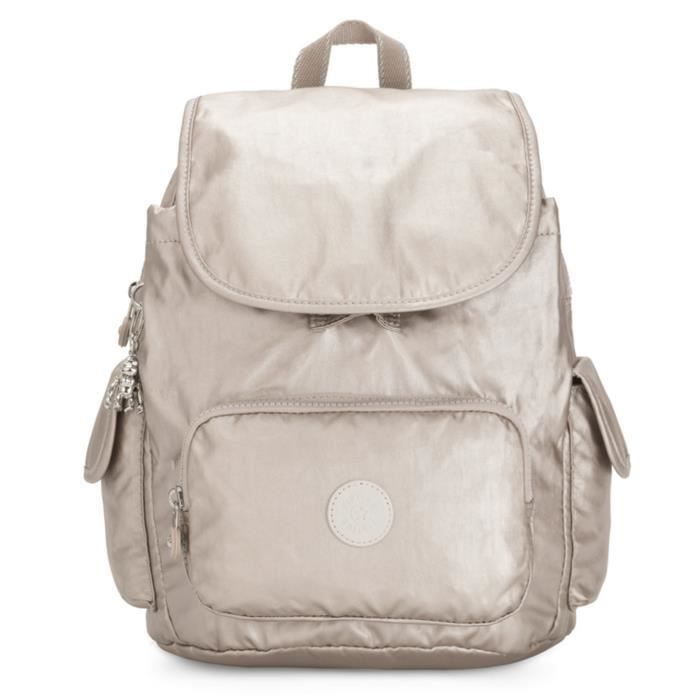 kipling Basic Plus Eyes Wide Open City Pack S Backpack Metallic Glow [94879]