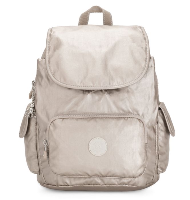 kipling Basic Plus Eyes Wide Open City Pack S Backpack Metallic Glow [94879]