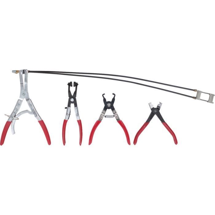 KS Tools Coffret de pinces à collier 4 pièces