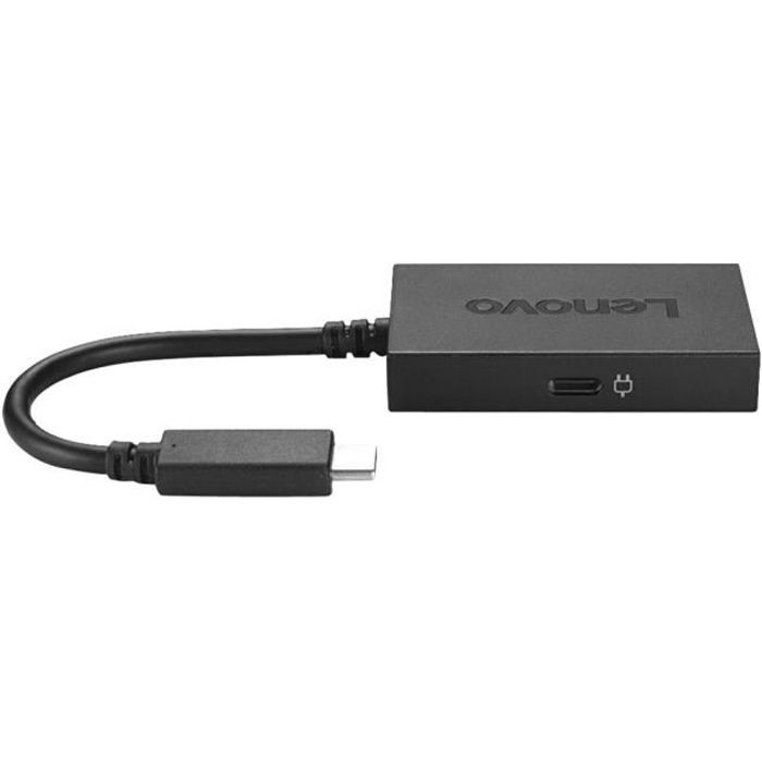 LENOVO Adaptateur A/V 4X90K86567 - 1 x Type C Mâle USB - 1 x HDMI Femelle A/V numérique, 1 x Energie - 3840 x 2160 Supported - Noir