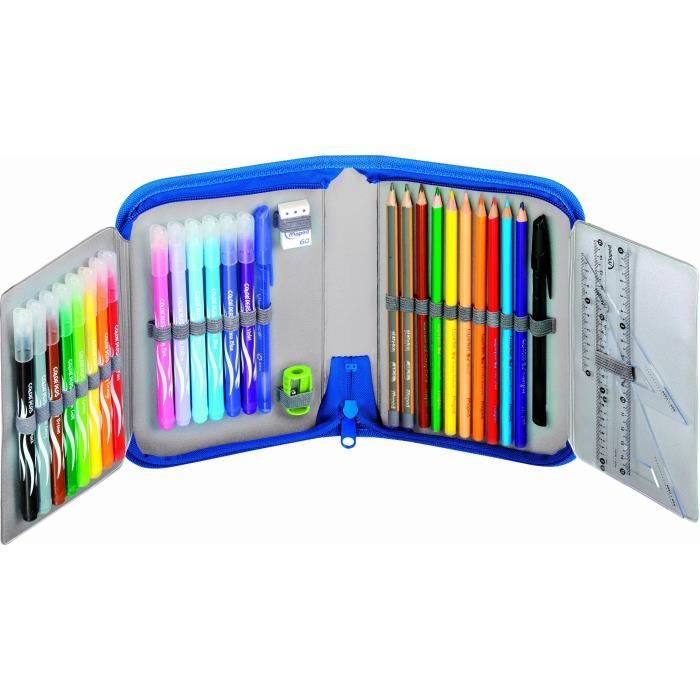 MAPED Trousse Scolaire Garnie 32 Pièces Jungle