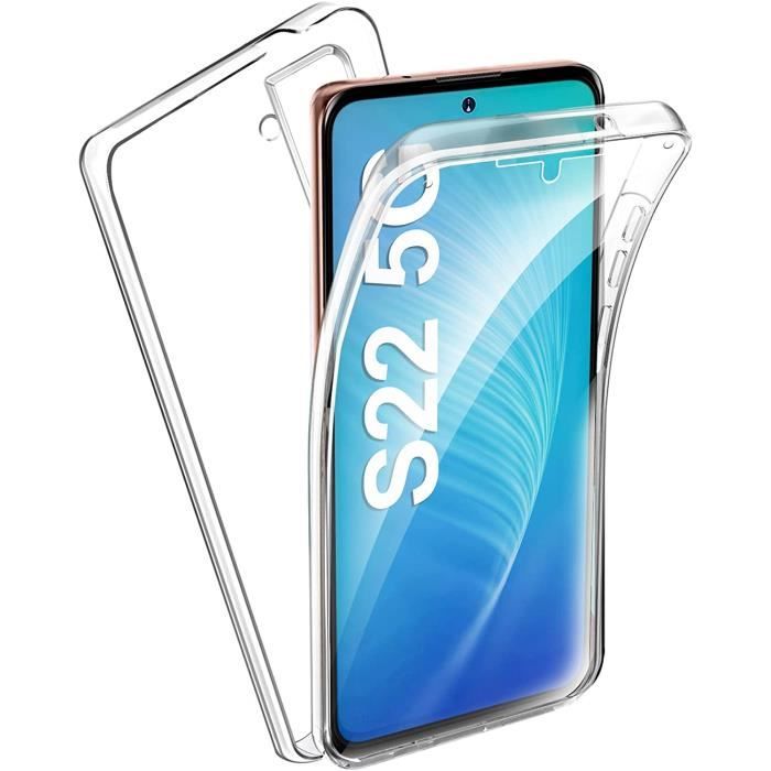 Coque Galaxy s22 Intégrale 360 Transparente Recto Verso Tpu Antichocs