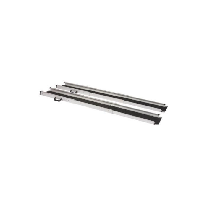 Rampe d'accès double téléscopique en aluminium - petit modèle