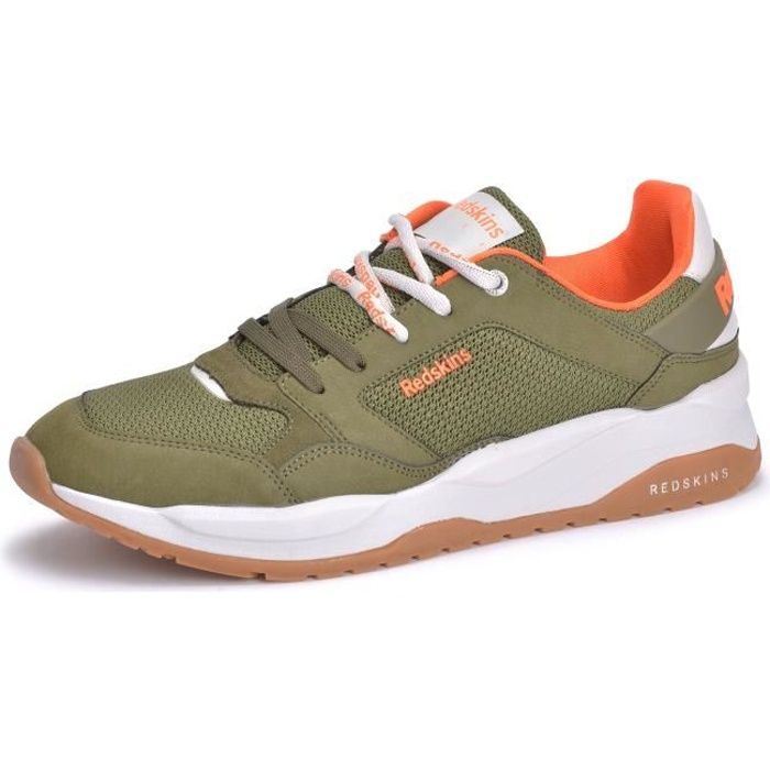 REDSKINS Baskets Malvino Vert Kaki Homme