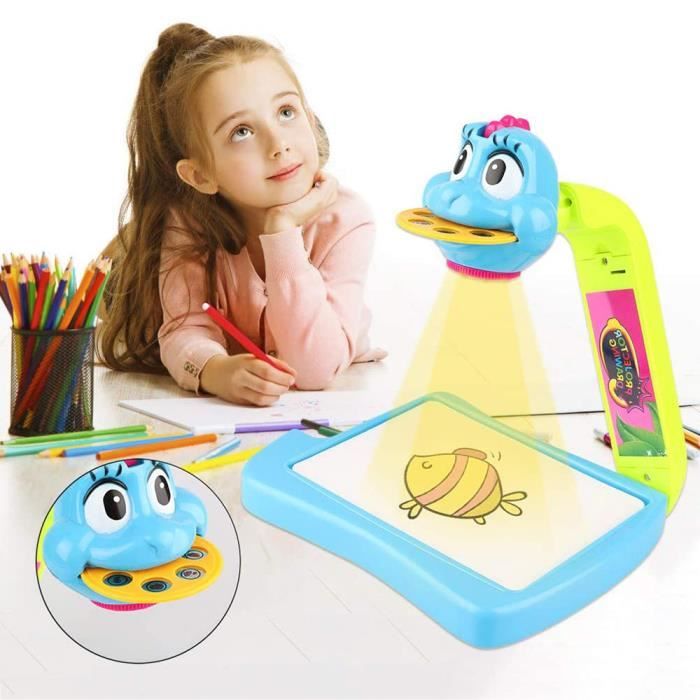Projecteur Apprentissage et Dessin Ensemble de dessin Bureau de dessin pour enfants Art-bleu