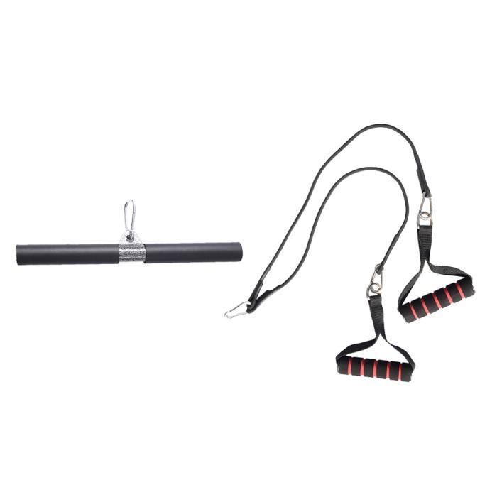 2pcs Triceps Biceps Câble de Formation Poitrine étendre La Sangle de Levage Entraînement Corde