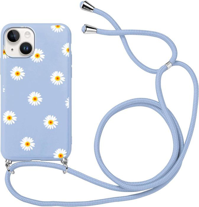 Foonary Coque Pour Samsung Galaxy A12 Avec Cordon De Collier, Aesthetic