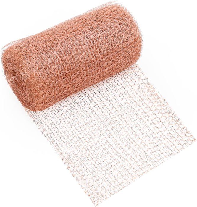 Grillage En Cuivre Anti-rongeurs - Maille Flexible 12,7 Cm X 6 M, Protection Jardin Contre Escargots Et Parasites