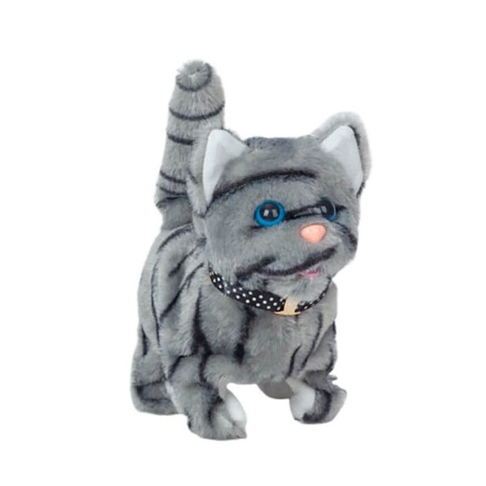 Comparer les prix de Jouet électronique pour chat avec collier qui miaule marche et remue la queue cadeaux pour filles et garçons de 2 3 4 5 ans 2