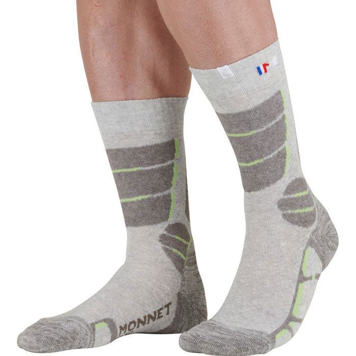 Chaussettes de randonnée hautes MONNET Chaussette Trek Lin Haute