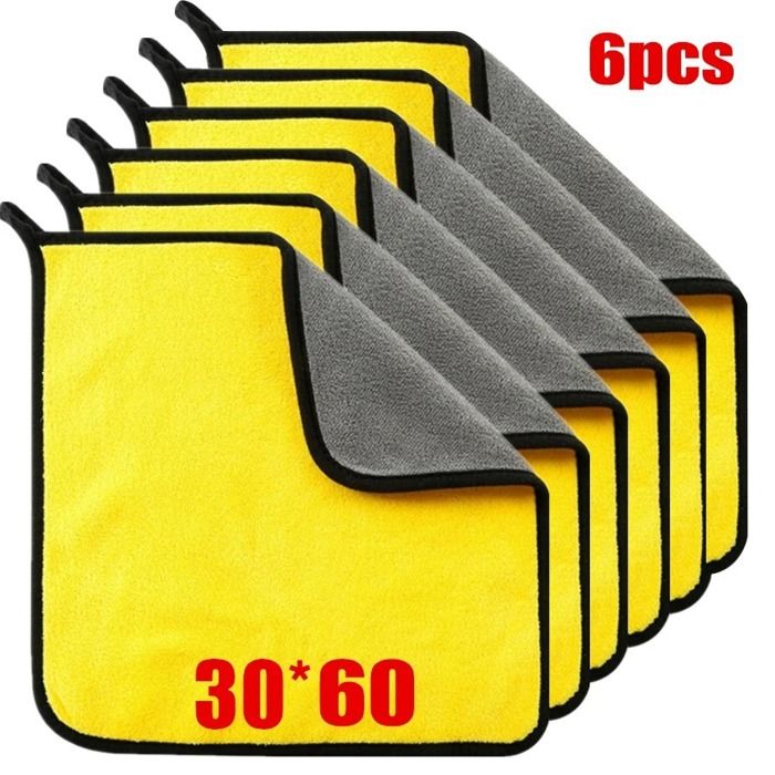 Chiffons Microfibre Absorbants - Lot De 3 - Pour Voiture, Moto Et Maison