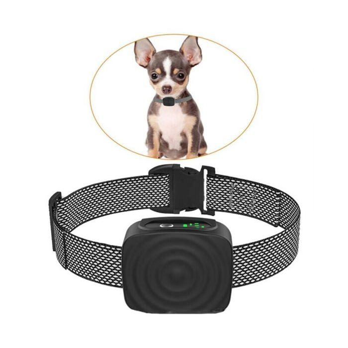Comparer les prix de Collier pour chien de petite/moyenne taille 5 à 15 lb sans choc rechargeable anti-aboiement avec sensibilité et force réglabl