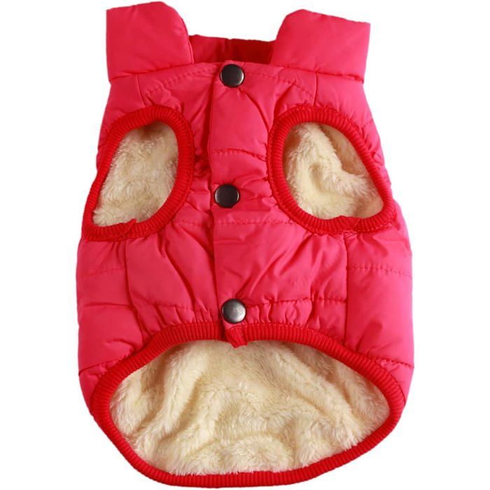 Comparer les prix de Joydaog Manteau coupe-vent pour chien 2 canapés avec doublure polaire extra-chaude et douce