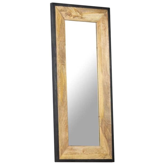 Haut de gamme - Miroir 110x50 cm Bois de manguier massif EU03_6950101
