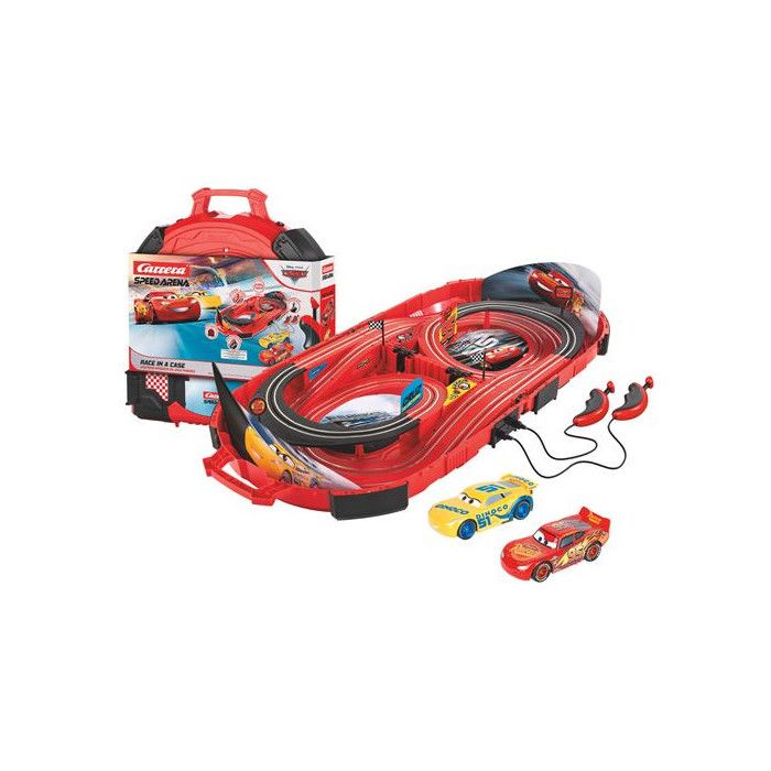Circuit voitures Carrera Speed Arena Disney Pixar Cars Race in a Case Circuit voitures Carrera Speed Arena Disney Pixar Cars Race in a Case