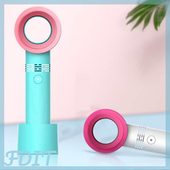 GOTOTOP ventilateur portatif USB sans pales Ventilateur portatif sans lame 3 niveaux réglables electromenager ventilateur Vert - Goto