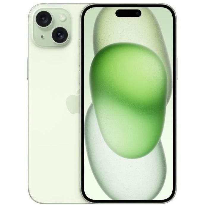 Apple iPhone 15 Plus 256Go Vert (2023) - Débloqué -Reconditionné - Excellent état Reconditionné - Apple reconditionné disponible sur Cdiscount Seconde Vie