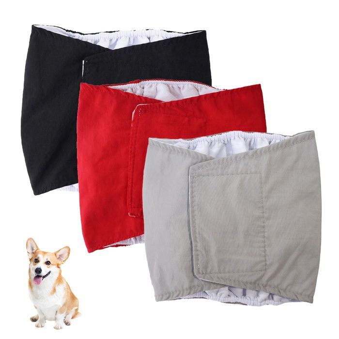 1 Culotte hygiénique chienne absorbante rapide étanche lavable tailles S à XL gestion chaleurs et incontinence .