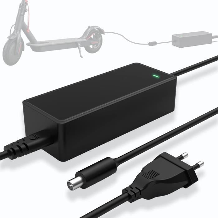 Chargeur 42V 4A Pour Vélo électrique 36V - Batterie Lithium 18650 - Charge Rapide, Auto-stop, Protection Sécurité