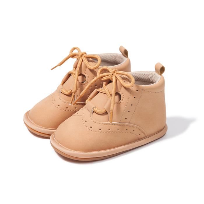 Couleur Kaki taille 13 18mois 13CM chaussures en cuir pour