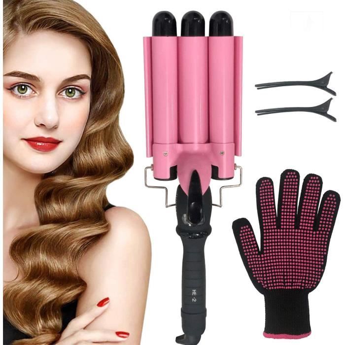 Fer A Friser Xpreen Fers A Boucler Fer A Onduler 3 Barils Avec Gant Resistant A La Chaleur Pinces A Cheveux Et Peigne Cdiscount Electromenager Fer A Friser Xpreen Fers A Boucler Fer A Onduler 3 Barils Avec Gant Resistant A La Chaleur Pinces A Cheveux Et Peigne Cdiscount Electromenager