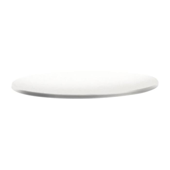 Plateau De Table Rond 80cm Blanc Pur Achat Vente Plat De