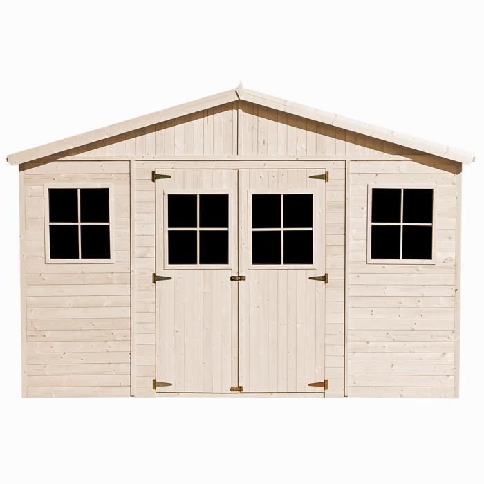 Abri De Jardin En Bois M331 M331g Avec Les Planchers Timbela Maison De Jardin En Pin Epicea 418 X 320 Cm 12 M Construction De