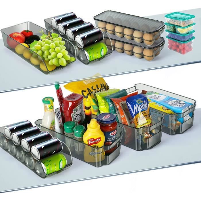 QINERSAW Rangeent Frigo Rétractable 30 * 20 * 9.5c Boîte de Rangeent QINERSAW Rangeent Frigo Rétractable 30 * 20 * 9.5c Boîte de Rangeent