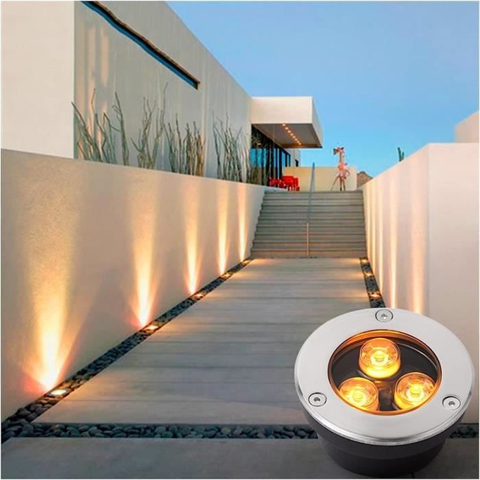 Spot LED Encastrable Extérieur Rectangulaire - Lampe Jardin Enterrée IP67 85-265V