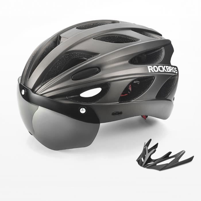 Titane 58 65CM ROCKBROS Casque de velo ultra leger 58 65 cm Grand casque de velo Ventilation Integralemen Cdiscount Sport